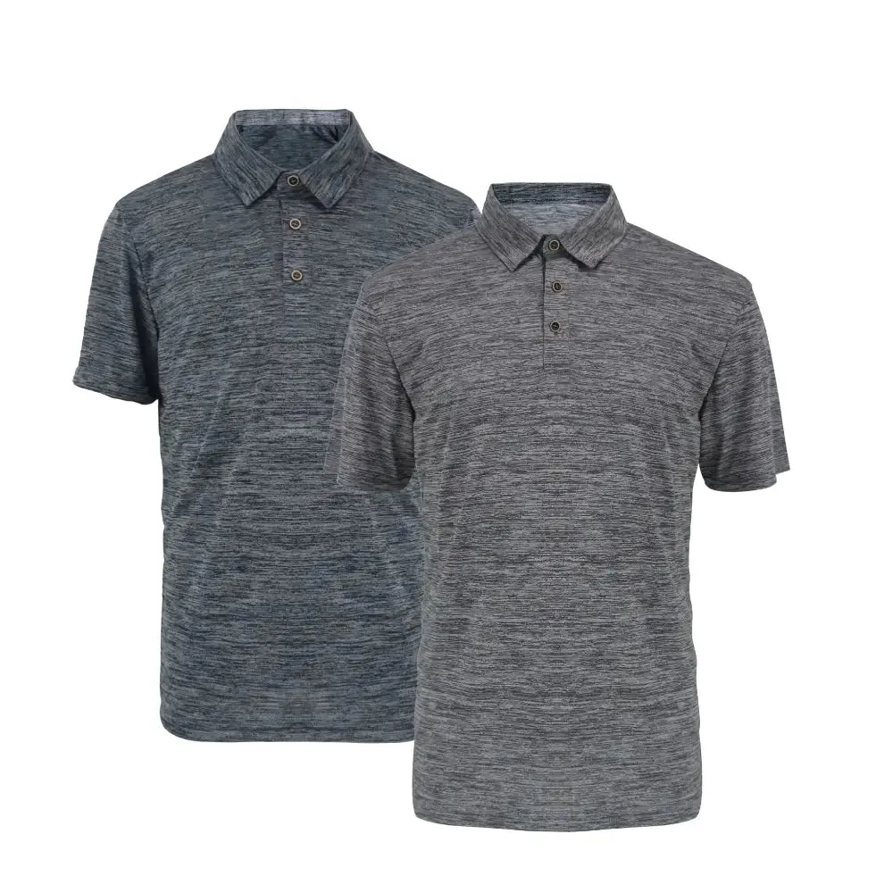 2 Pack Men Short Sleeve Golf Shirts