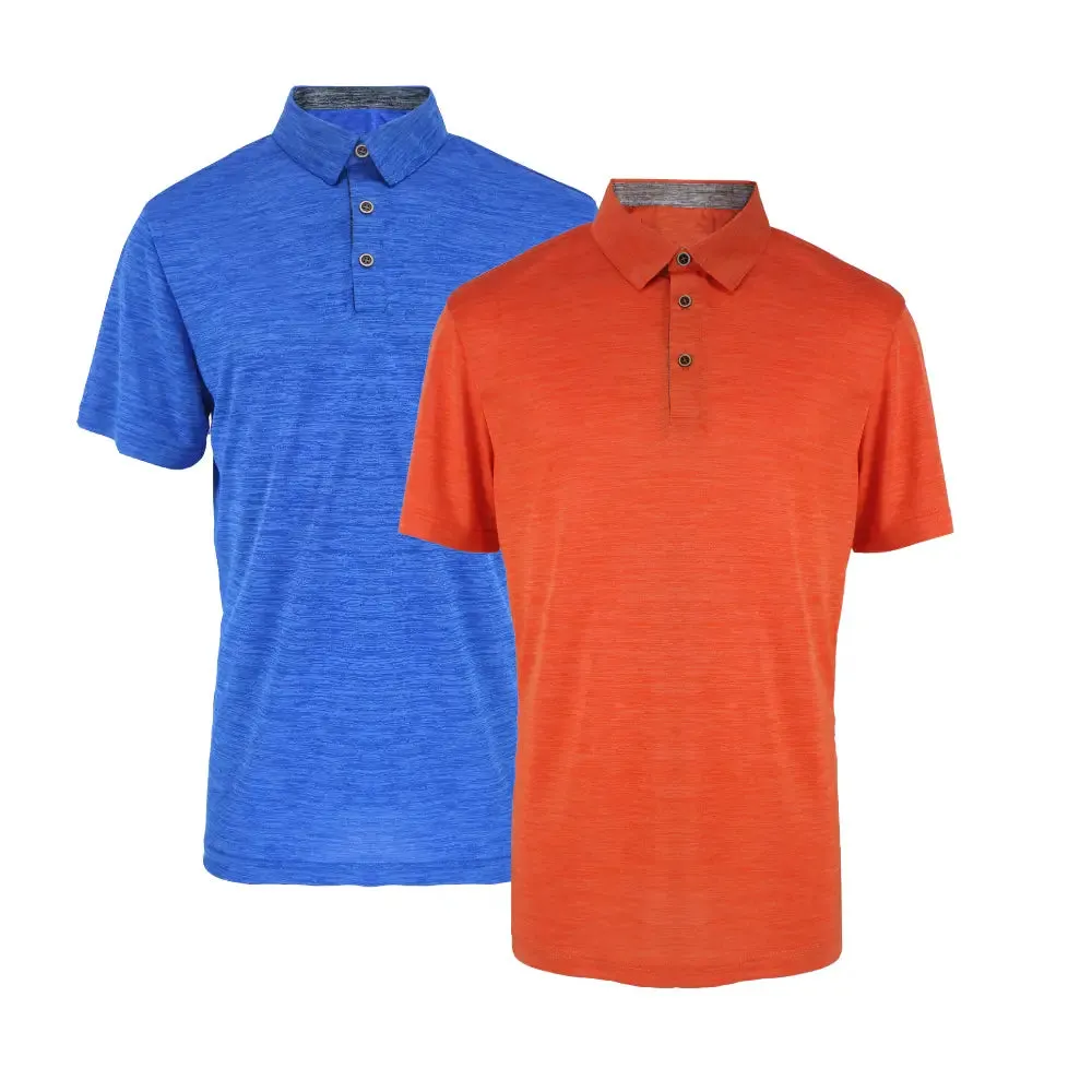 2 Pack Men Short Sleeve Golf Shirts