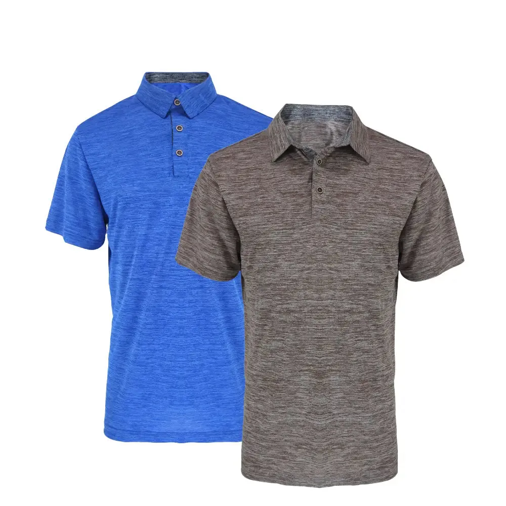 2 Pack Men Short Sleeve Golf Shirts