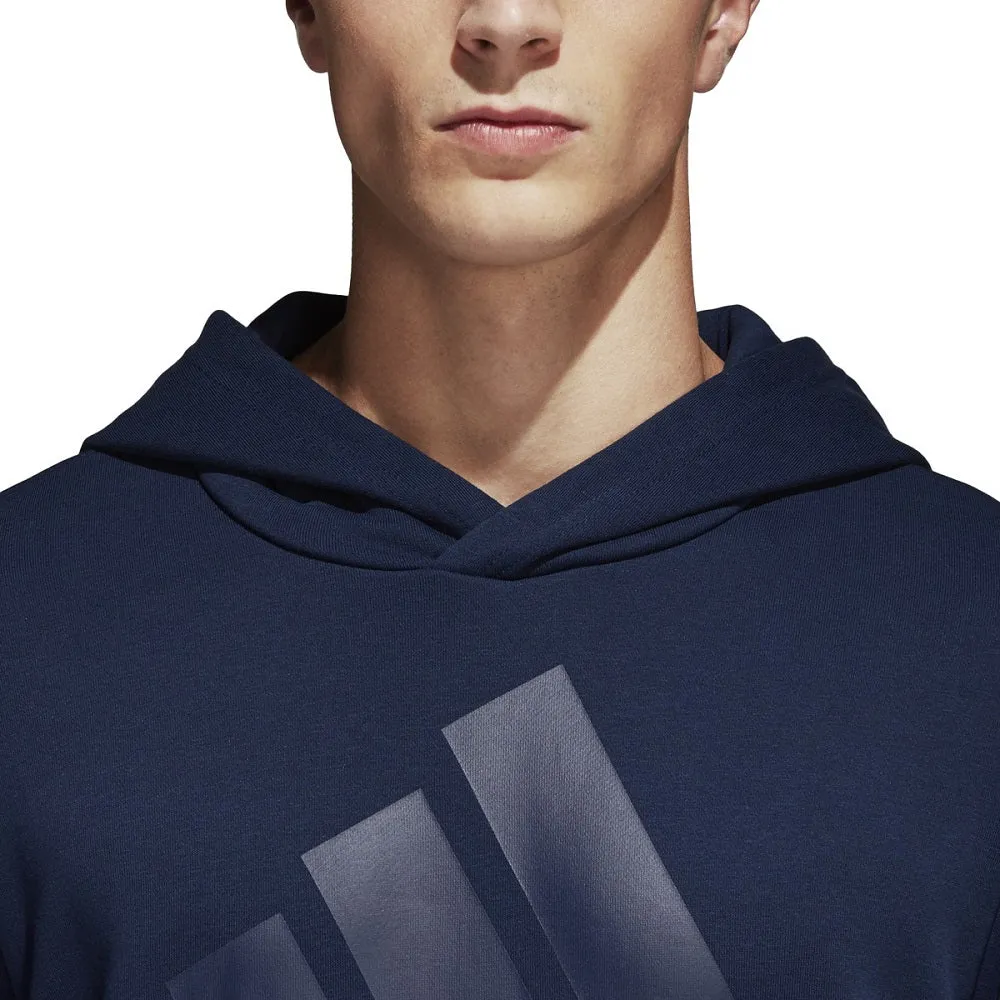 Adidas Essentials Linear Pullover Men's Hoodie Navy-White