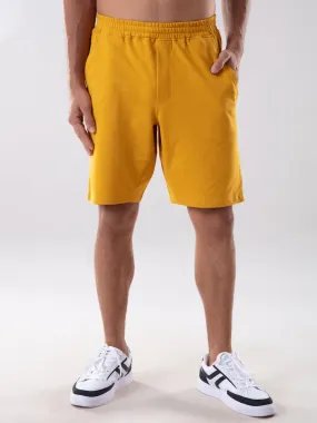 Anti Stain & Anti Odor Shorts with SAC Tech & Smart Pocket - Mustard