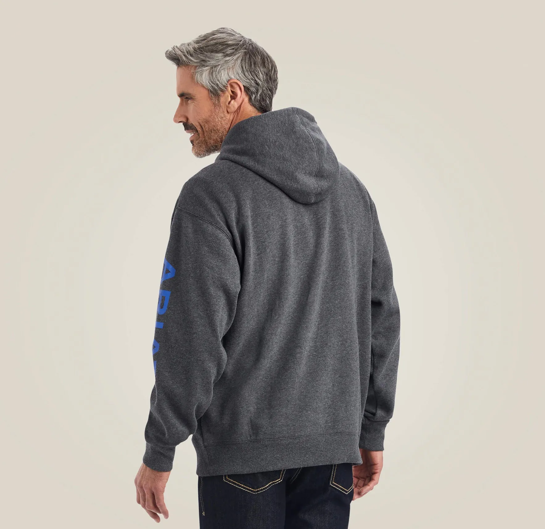 Ariat Logo Hoodie Charcoal Heather