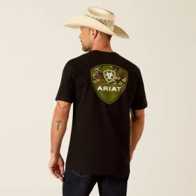 Ariat Men's Ariat Camo Corps T-Shirt, Black