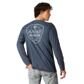 Ariat Men's Ariat Crestline T-Shirt, Navy Heather