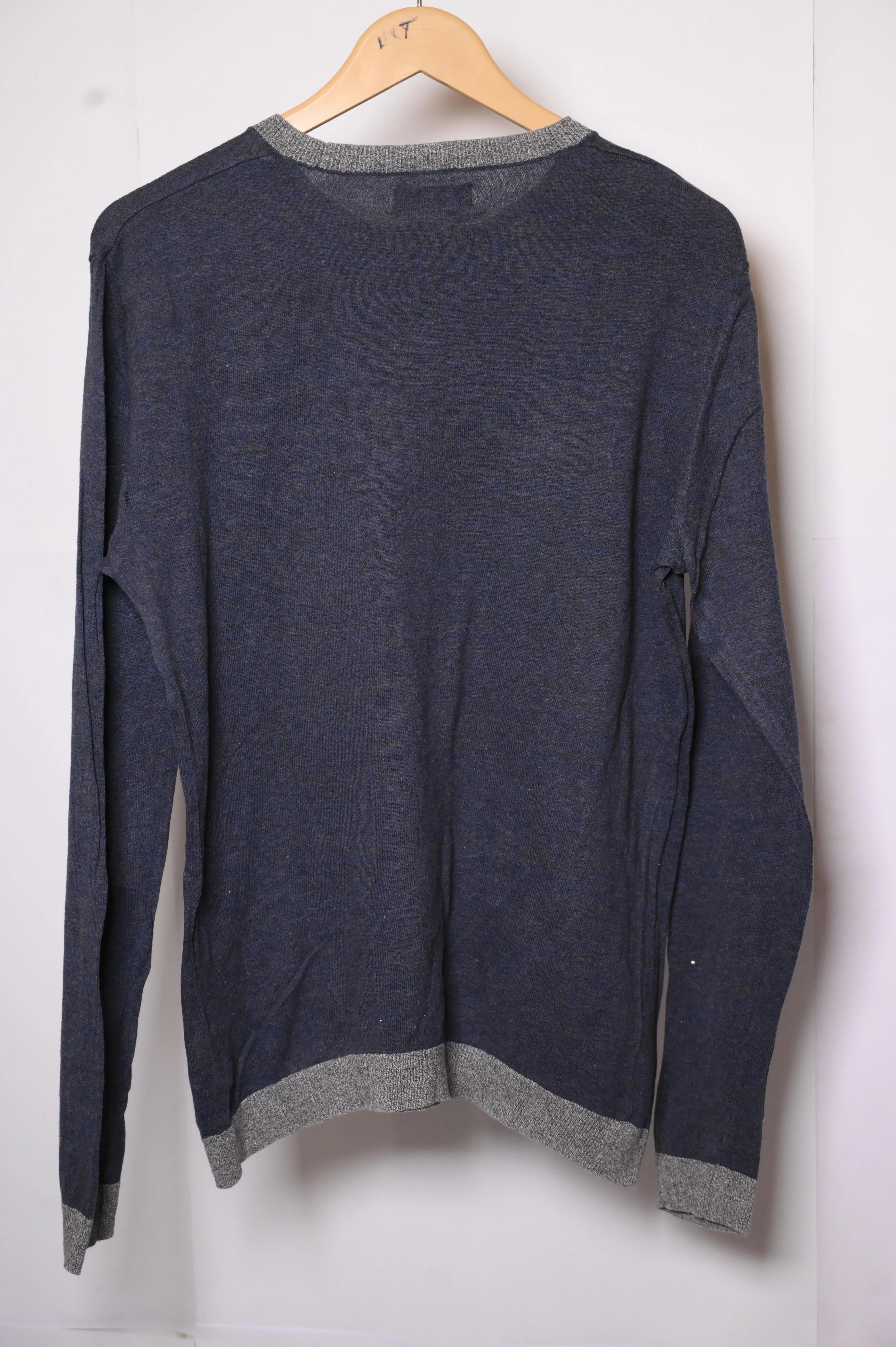 Asos Blue and Grey Sweatshirt - Medium