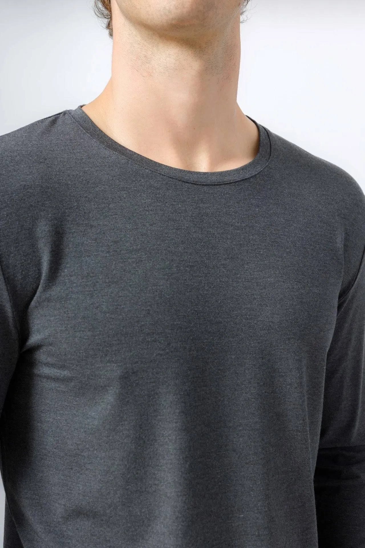 Bamboo Crew Neck Long Sleeve Tee