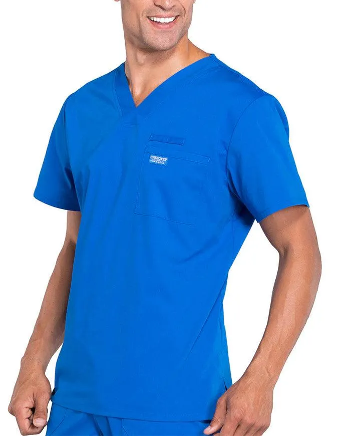 Cherokee Workwear Professionals Men's V-Neck Basic Scrubs Top