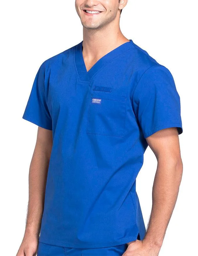 Cherokee Workwear Professionals Men's V-Neck Basic Scrubs Top