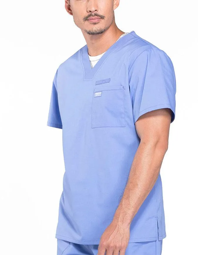 Cherokee Workwear Professionals Men's V-Neck Basic Scrubs Top