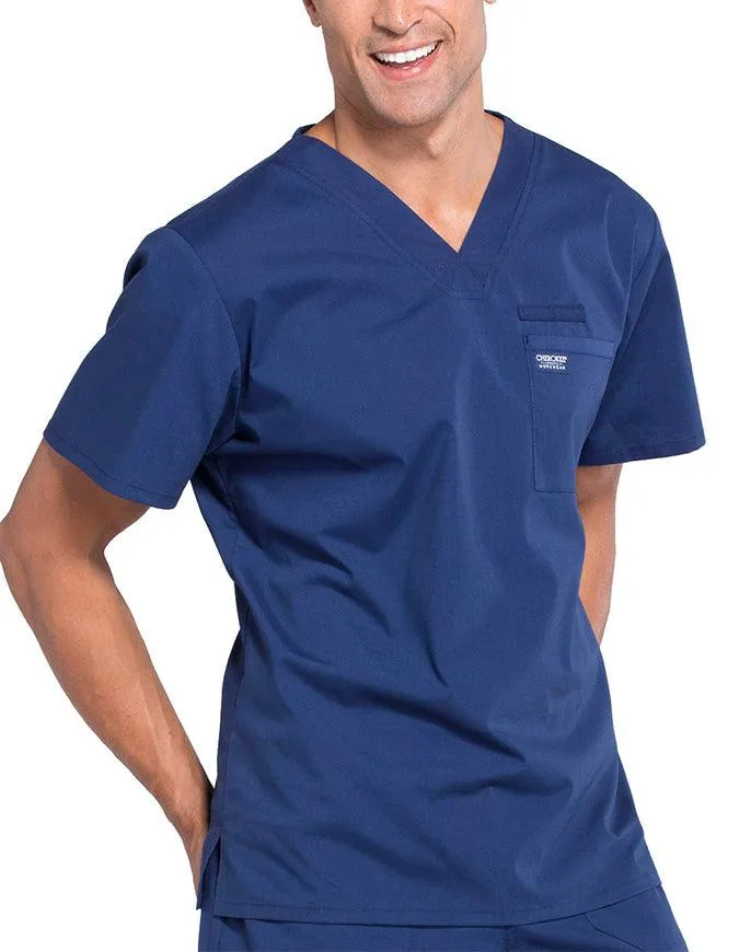 Cherokee Workwear Professionals Men's V-Neck Basic Scrubs Top