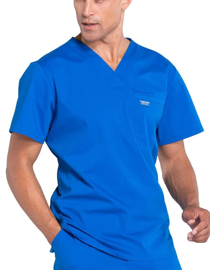 Cherokee Workwear Professionals Men's V-Neck Basic Scrubs Top