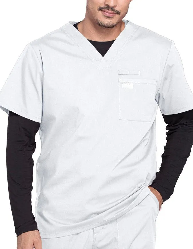 Cherokee Workwear Professionals Men's V-Neck Basic Scrubs Top