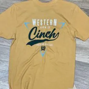 Cinch Graphic Tee ~ Gold