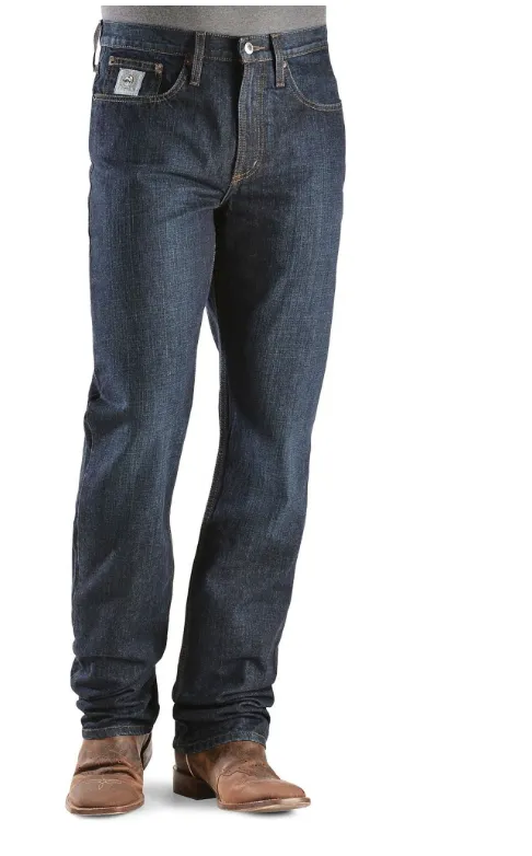 Cinch Silver Label Medium Stonewash Slim Fit Straight Leg Jean