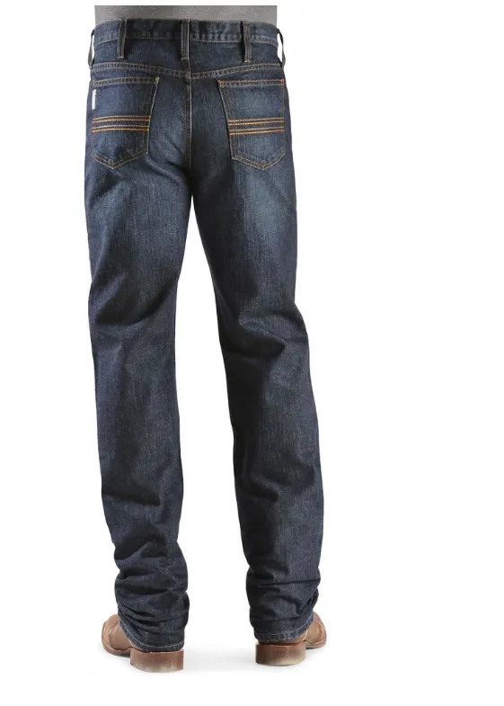 Cinch Silver Label Medium Stonewash Slim Fit Straight Leg Jean