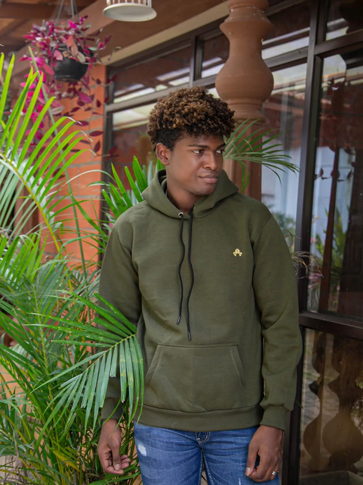 Dark Green Hoodies for Men (GSBH1002)