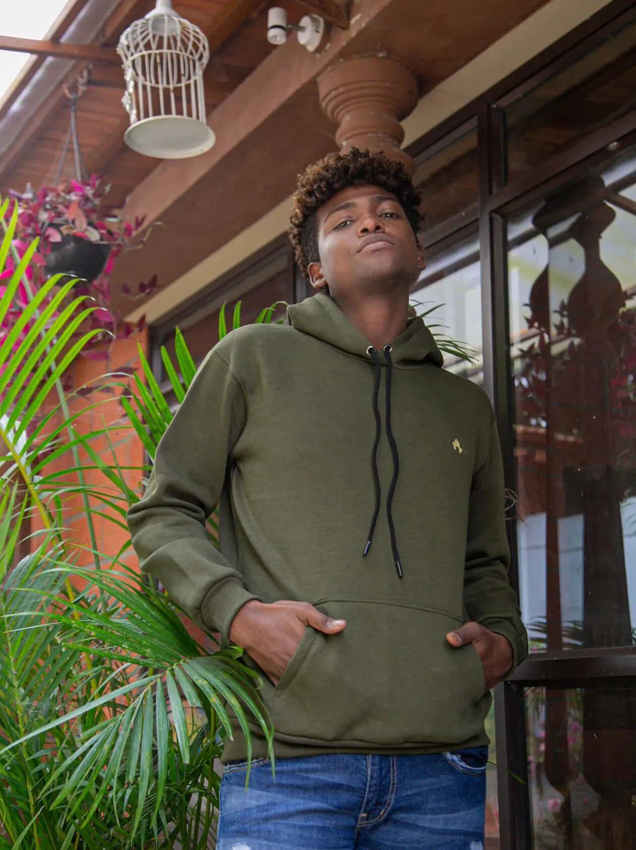 Dark Green Hoodies for Men (GSBH1002)