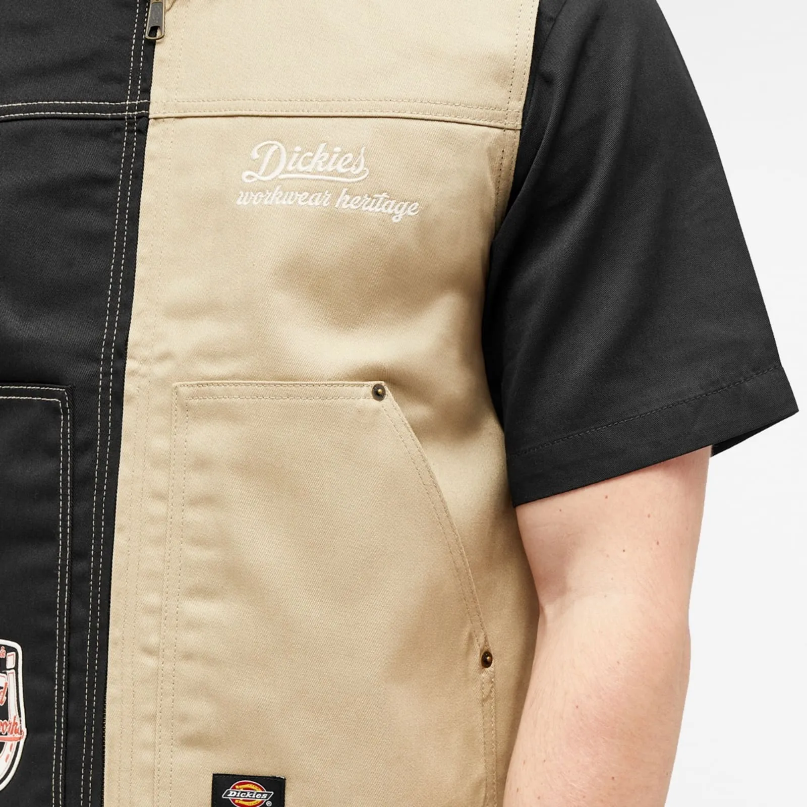 Dickies End Vest. X Dickies 'Motorworks', black