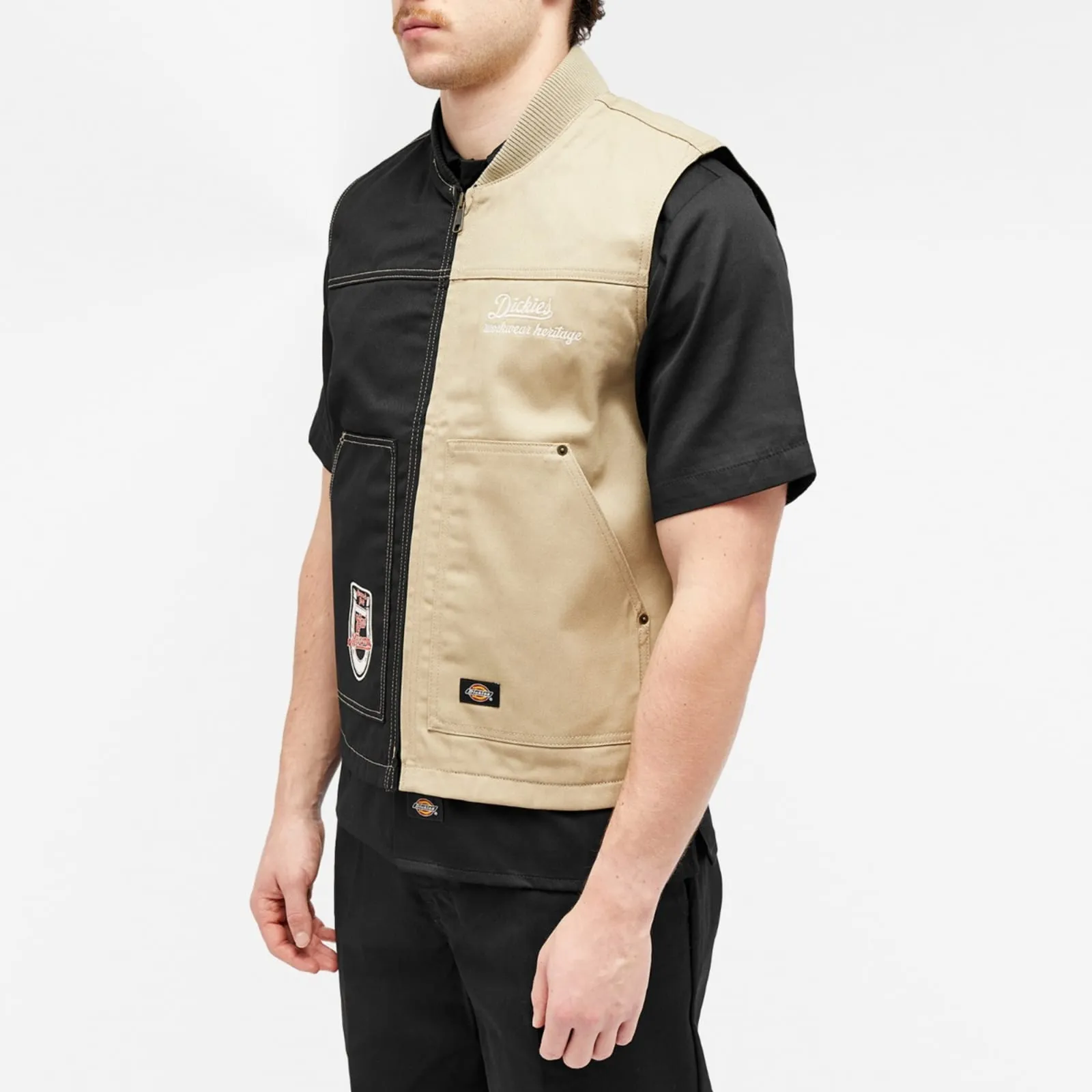 Dickies End Vest. X Dickies 'Motorworks', black