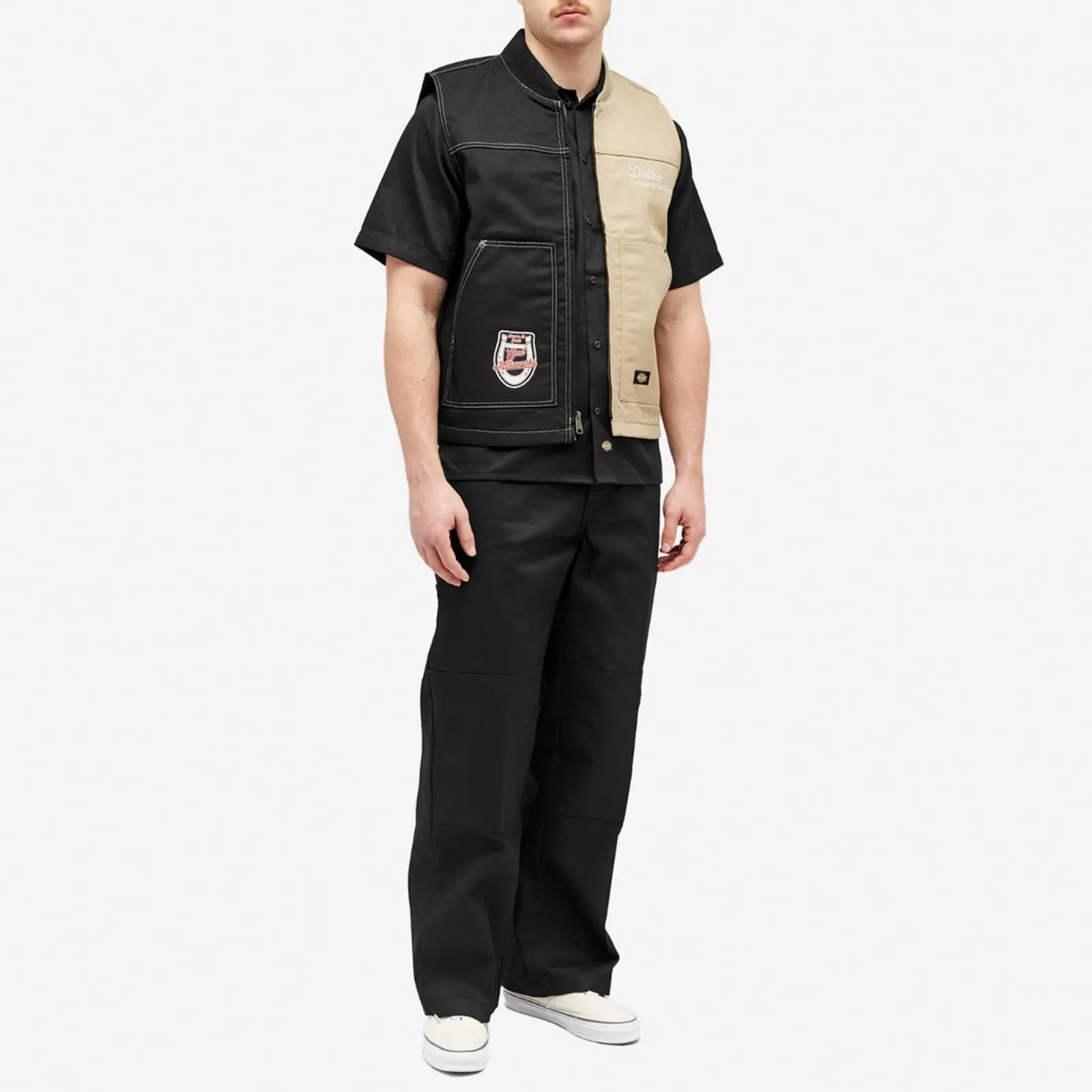 Dickies End Vest. X Dickies 'Motorworks', black