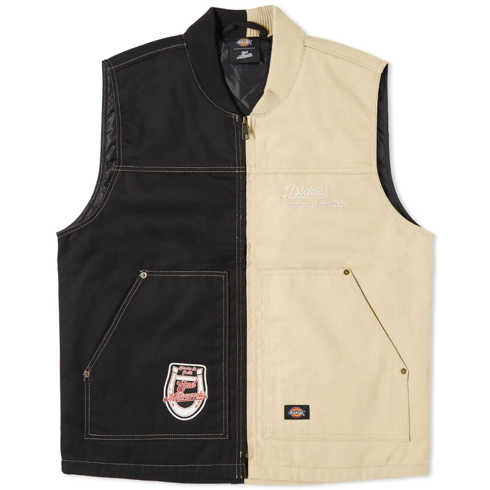 Dickies End Vest. X Dickies 'Motorworks', black