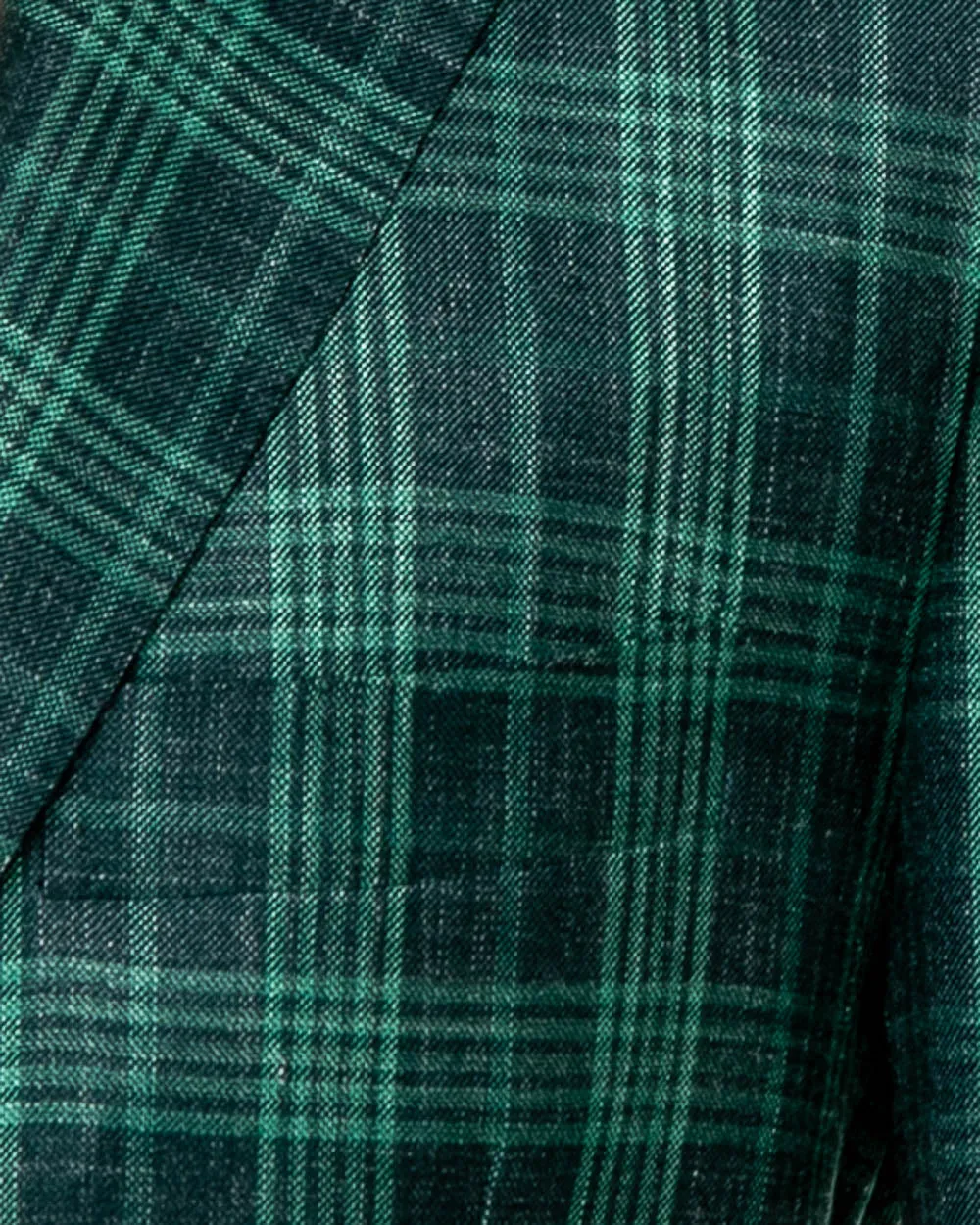 Emerald Green Plaid Sportcoat