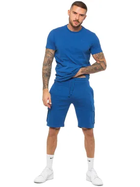 Enzo | Mens T-Shirt Tracksuit Set With Shorts