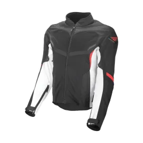 Fly Racing Airraid Men's White/Black Mesh Jacket