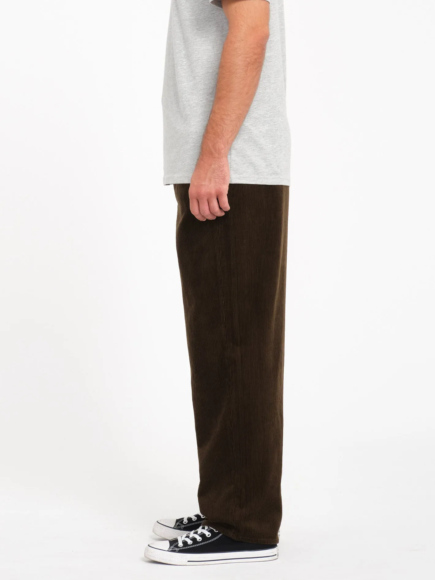 Freazy Loose Trousers - Dark Brown