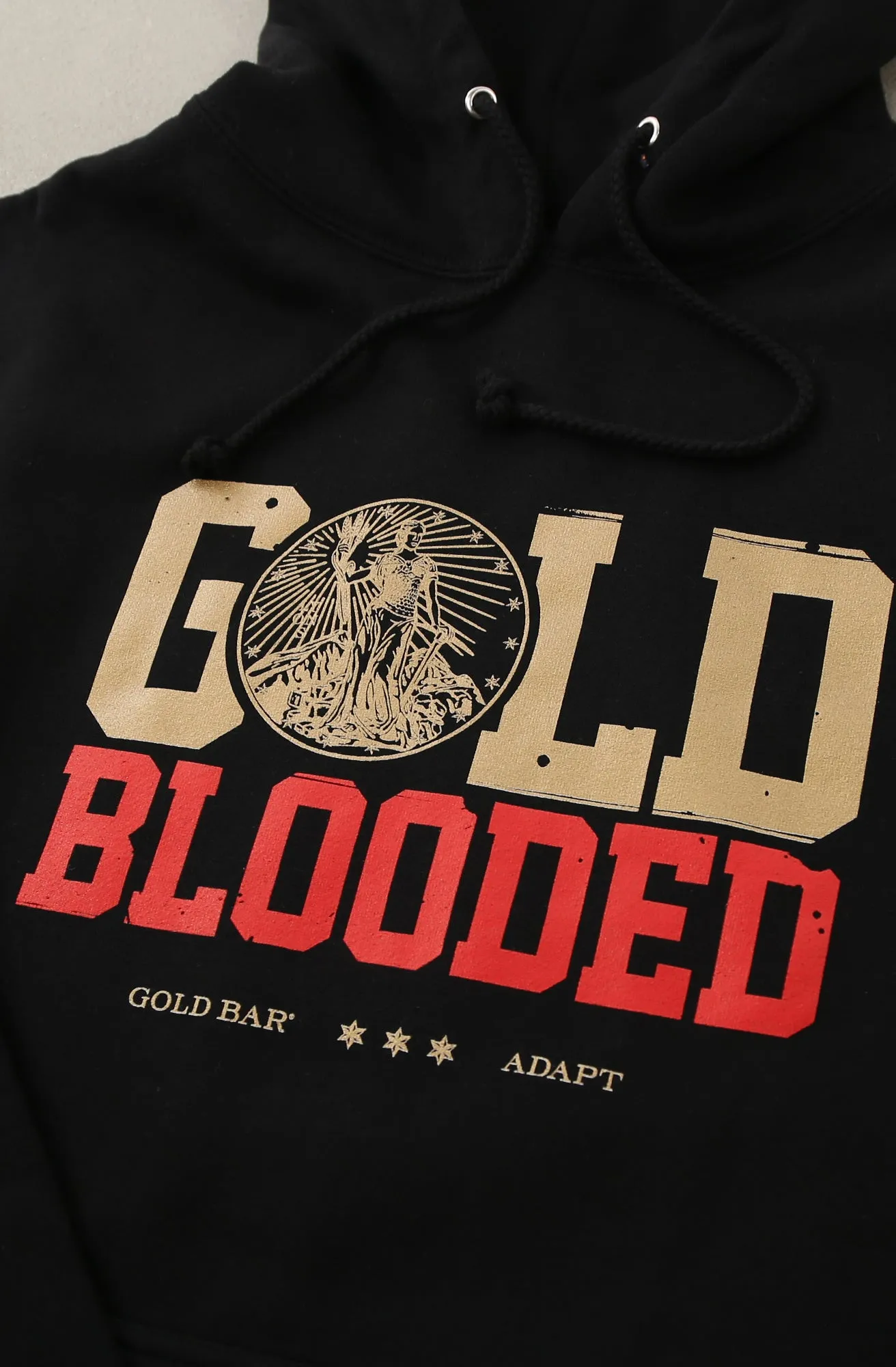 Gold Bar® X Adapt :: Gold Blooded Spirits II (Men's Black Hoody)