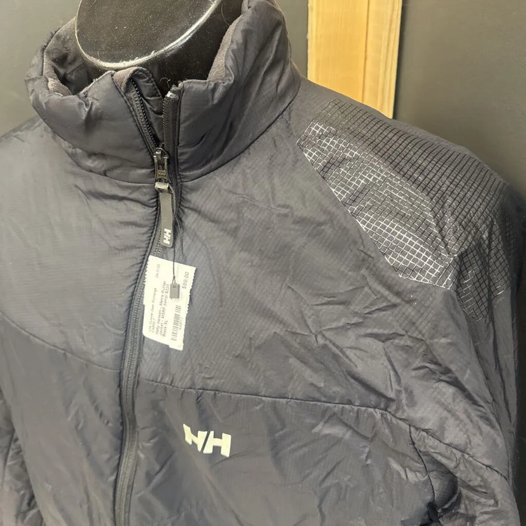 Helly Hansen - Men's Puffer Jacket - MSRP comp $220: Black-men-XL