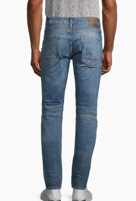 Hudson Mens Ethan Biker Skinny Jeans - Hatch - Size 38