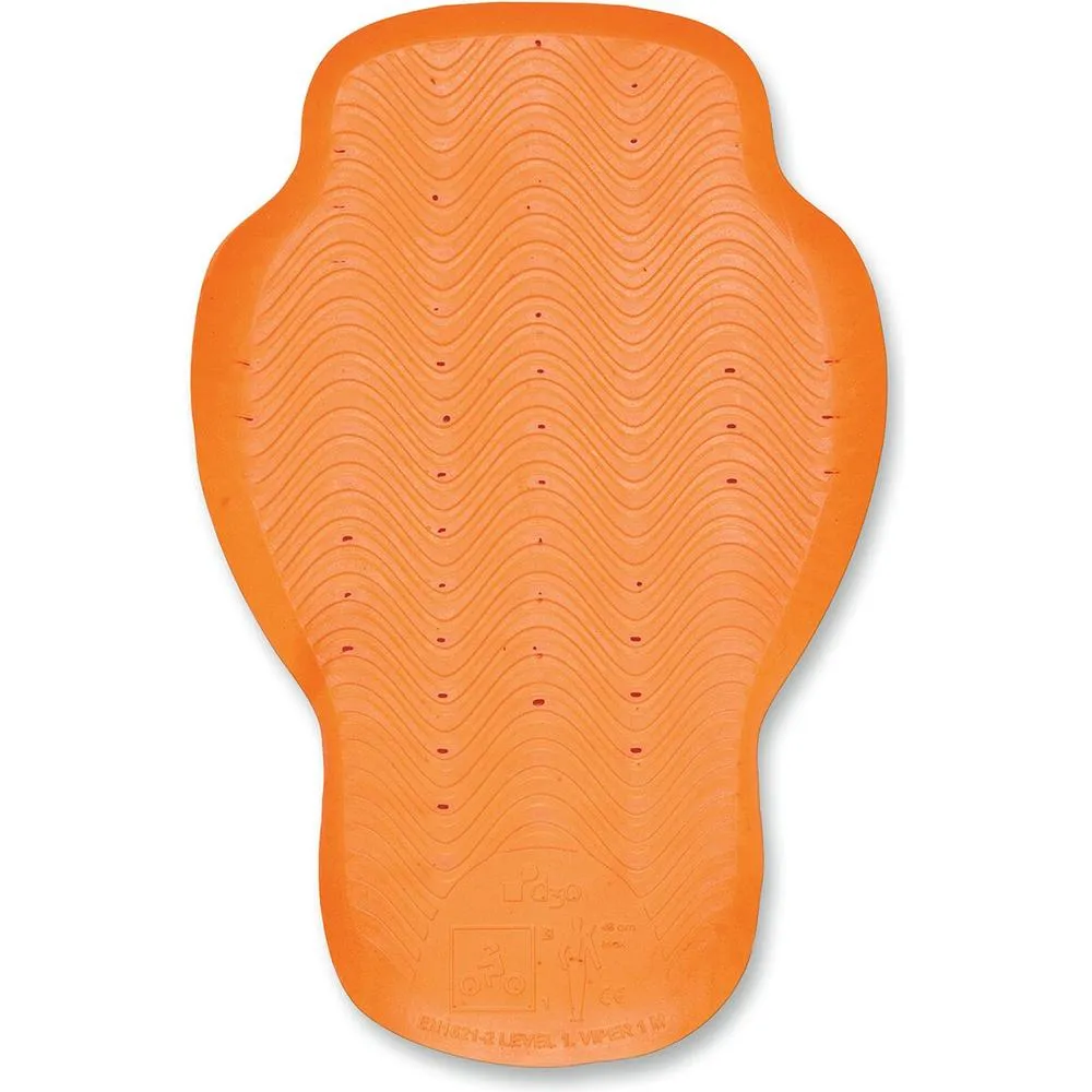 Icon D3O Viper 1 Back Impact Protector Orange