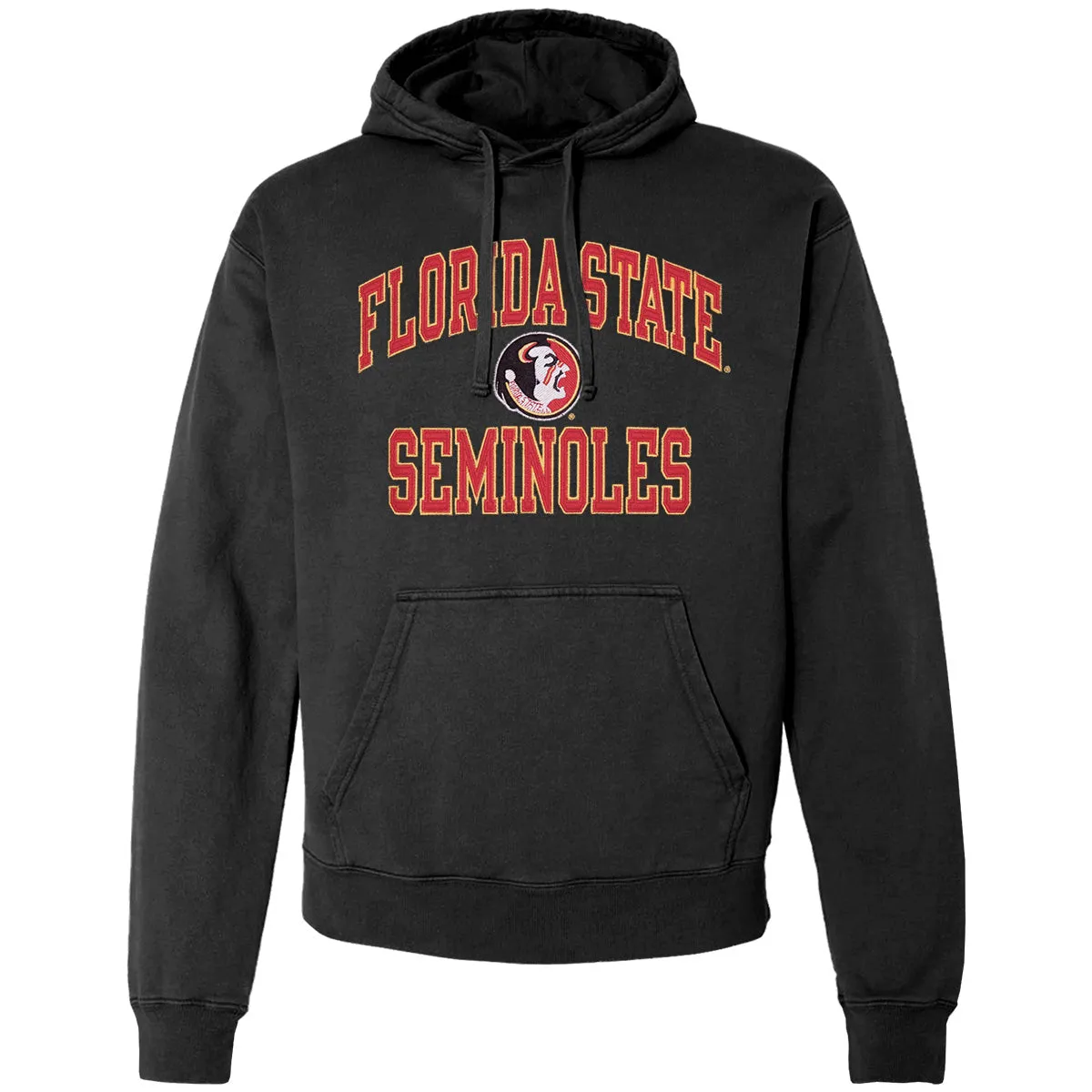 Image One Adult/Unisex Vault Florida State Seminoles/Seminole Logo Hood - Black