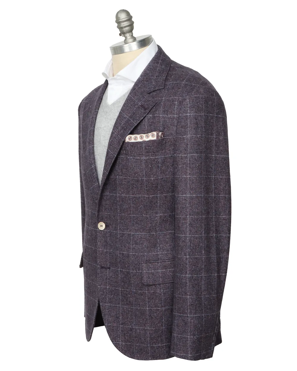 Iris Purple Glen Plaid Sportcoat