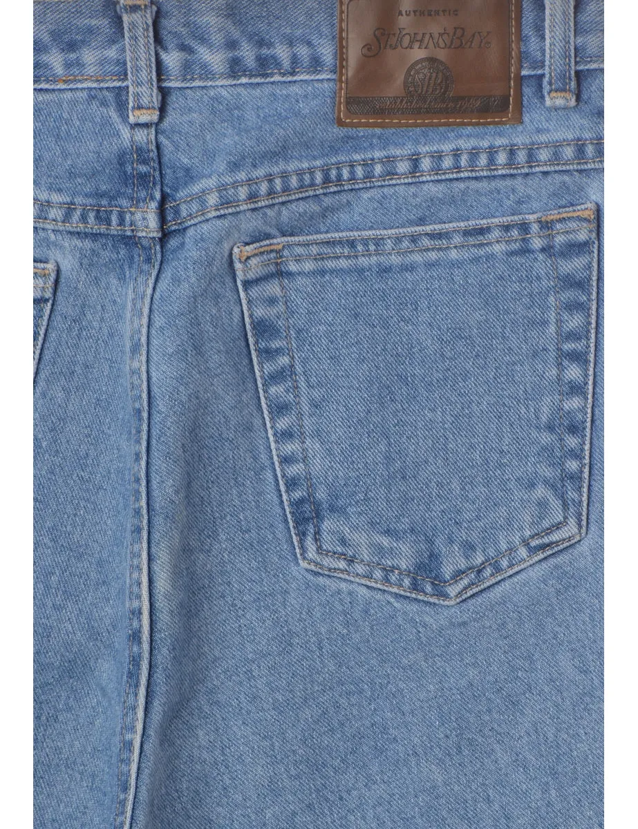 Label Tapered Men's Cropped Jeans