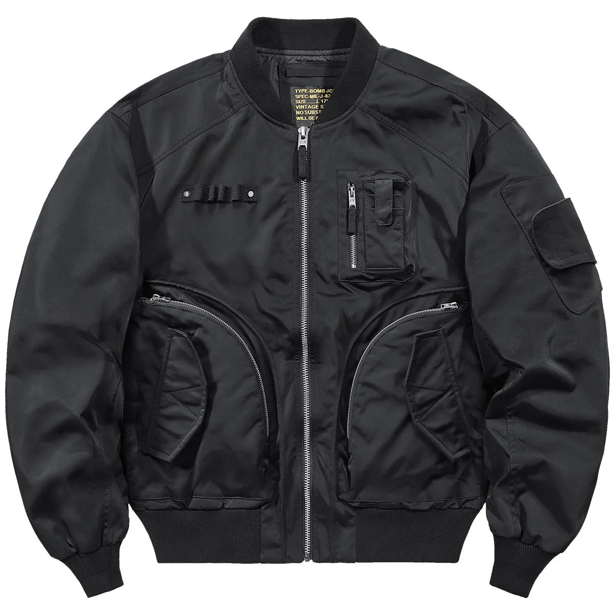 Large Pocket Bomber Jacket