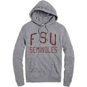 League Adult/Unisex FSU Seminoles Tri-blend Hood - Heather Grey