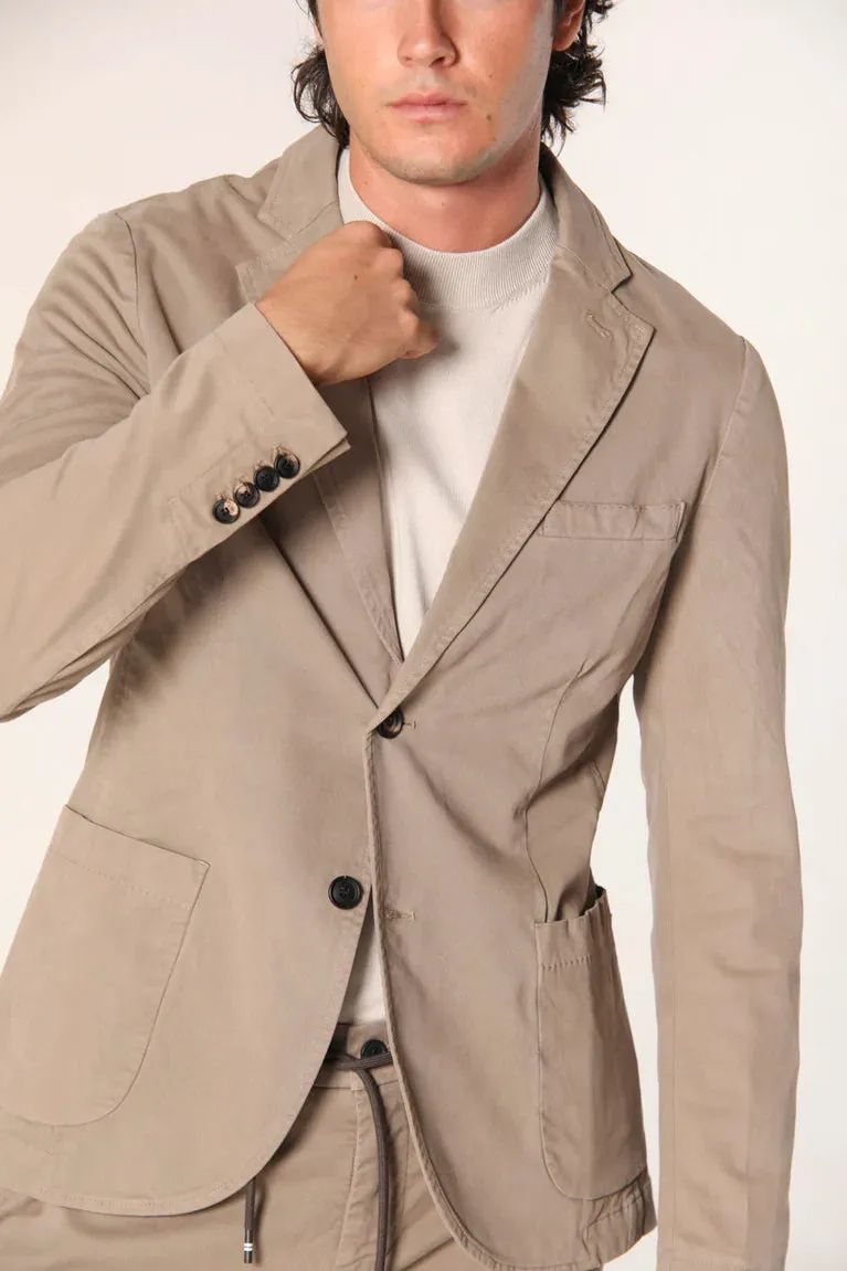 Masons DaVinci Cotton Modal Blazer Beige