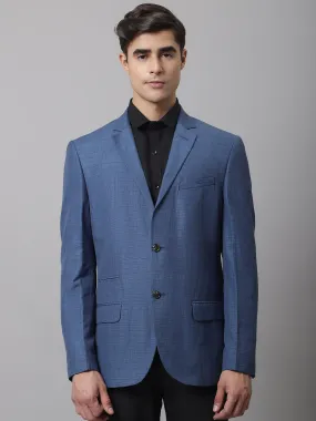 Men Blue Formal Blazer