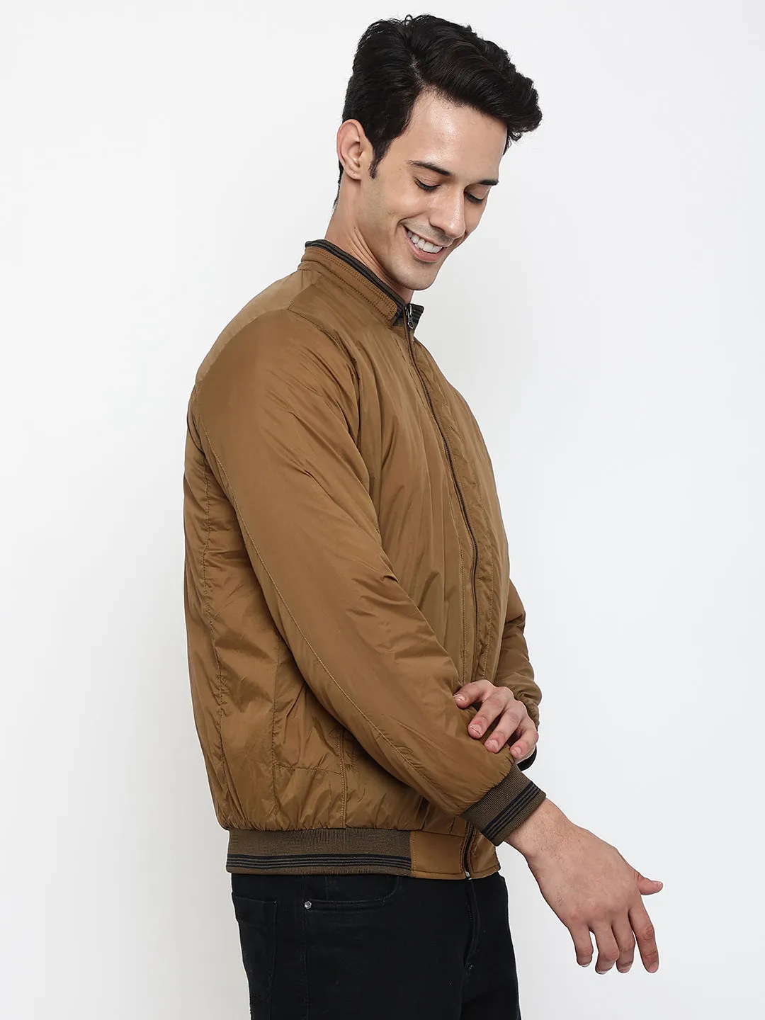 Men Khaki Jacket