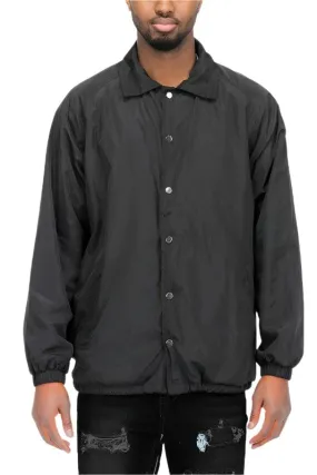 Mens Black Casual Windbreaker Jackets