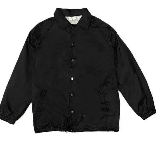 Mens Black Casual Windbreaker Jackets