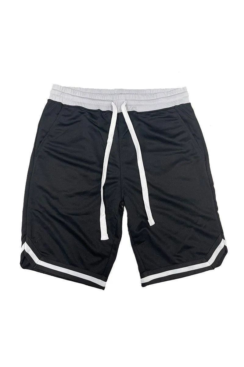 Mens Black Sport Shorts S M L Xl 2Xl 3X