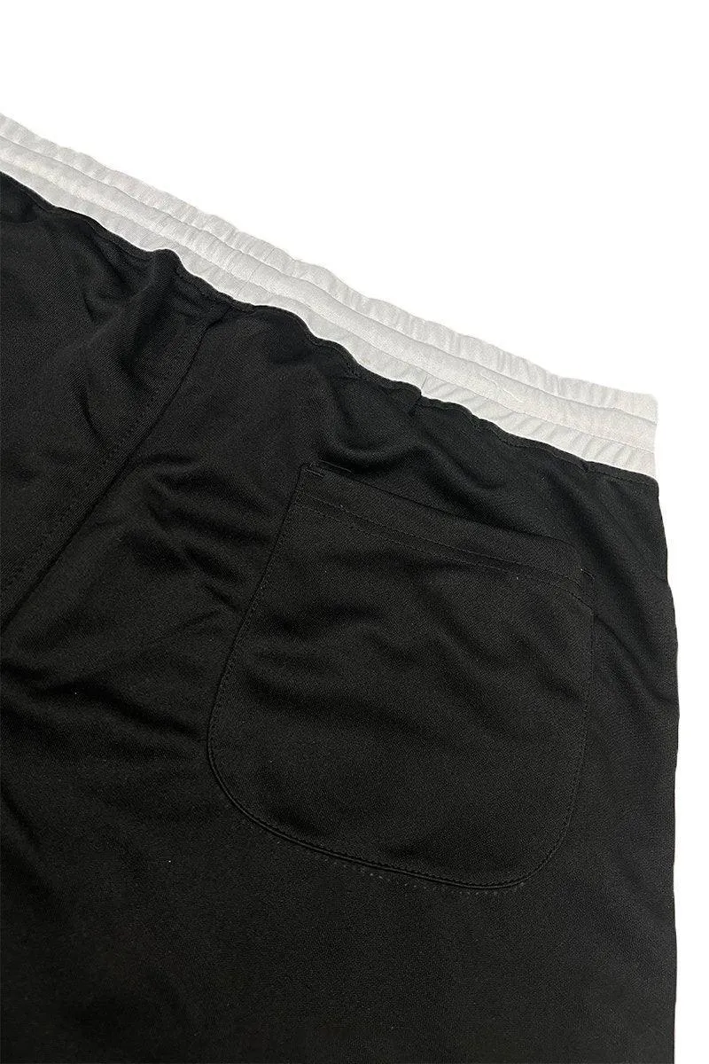 Mens Black Sport Shorts S M L Xl 2Xl 3X