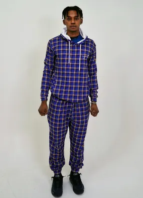 Men’s Casual Blue Stripe Tracksuit Set – Sleek & Comfortable Two-Piece Outfit for Everyday Comfort