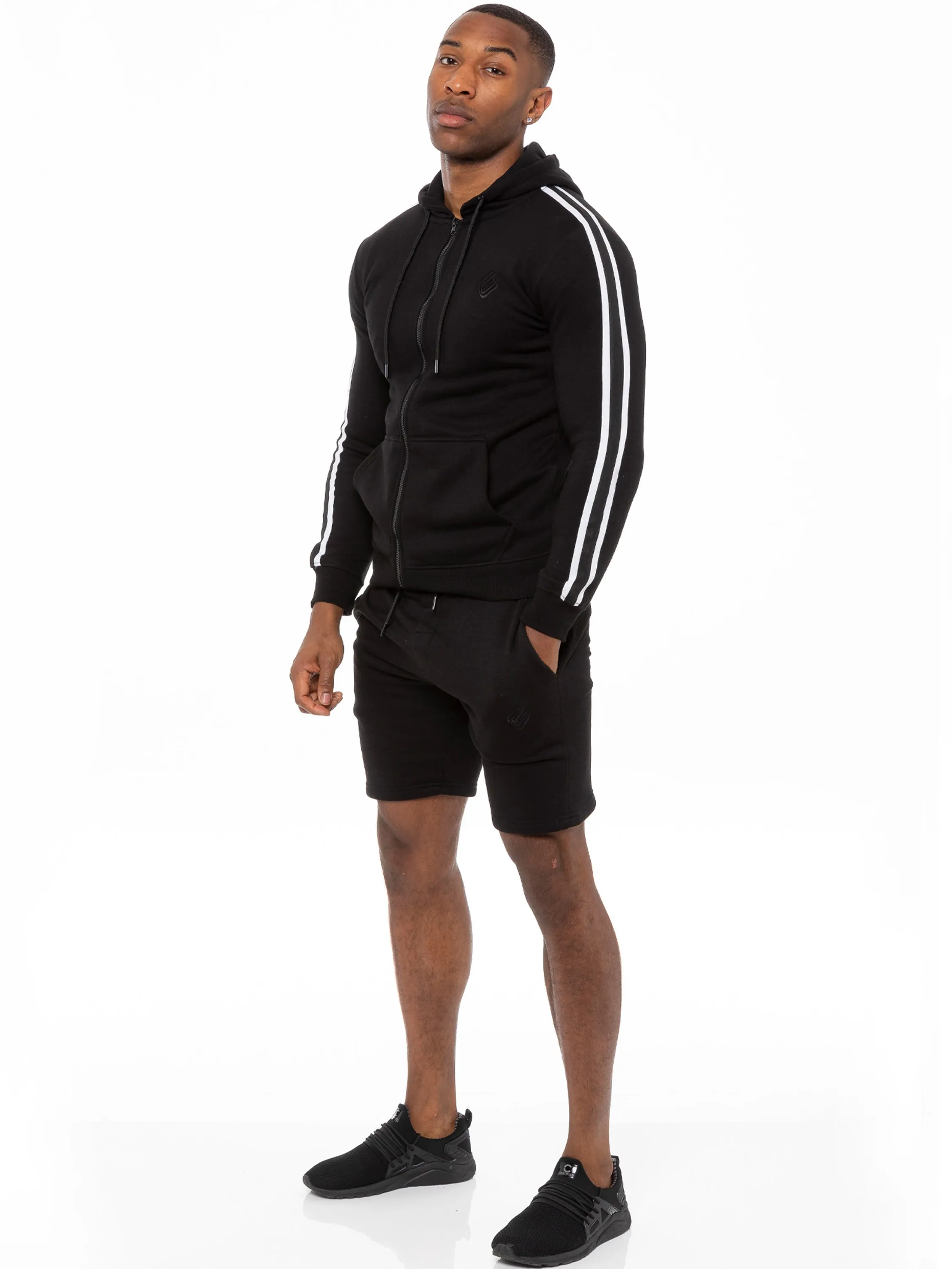 Mens Fleece Gym Running Shorts | Enzo Designer Menswear