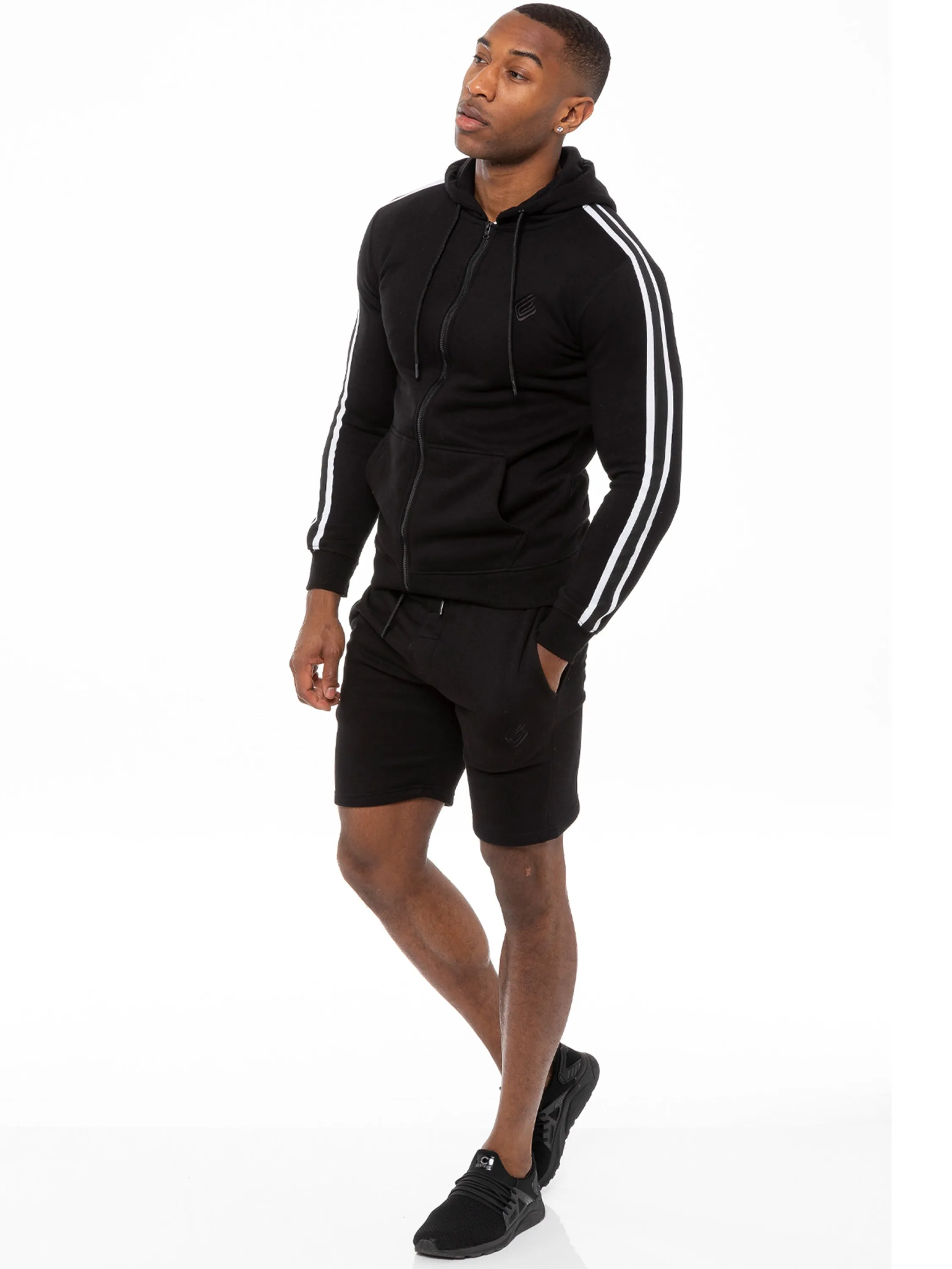 Mens Fleece Gym Running Shorts | Enzo Designer Menswear