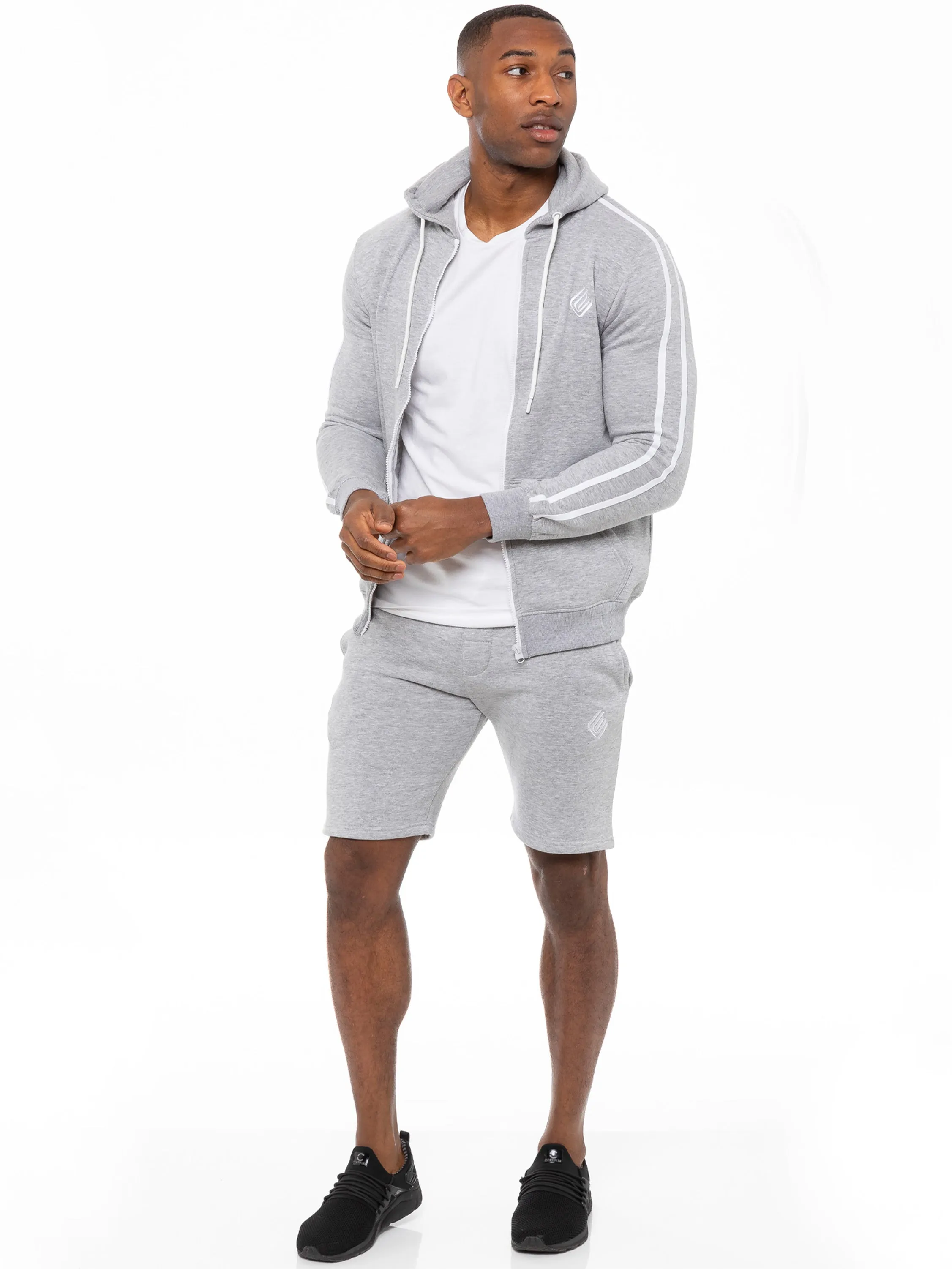 Mens Fleece Gym Running Shorts | Enzo Designer Menswear