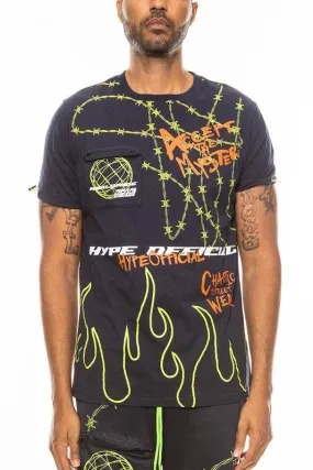 Mens Hype Official Print Tshirt